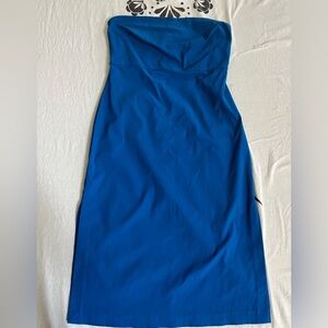 Blue Strapless Dress, Express Size 11/12